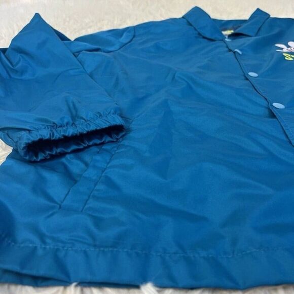 SpongeBob Glove World Staff Rain Jacket Wind Breaker Small Limited Edition NWOT - Picture 7 of 9